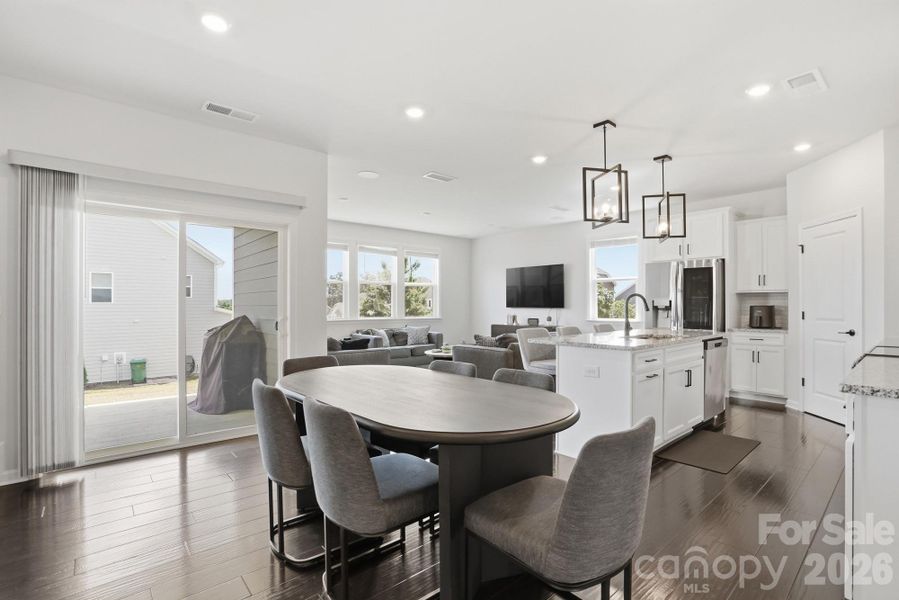 Furnished interior view inside a new home in , Charlotte (Image 26).