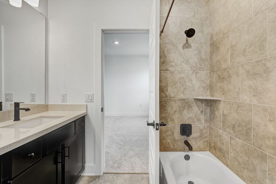 Furnished interior view inside a new home in Easton Park, Austin (Image 11).