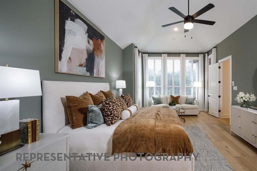 Furnished interior view inside a new home in Sandbrock Ranch, Aubrey (Image 36). Furnished interior view inside a new home in Sandbrock Ranch, Aubrey (Image 36).