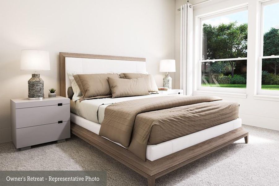 Furnished interior view inside a new home in Legacy - Retreat Collection, League City (Image 9).