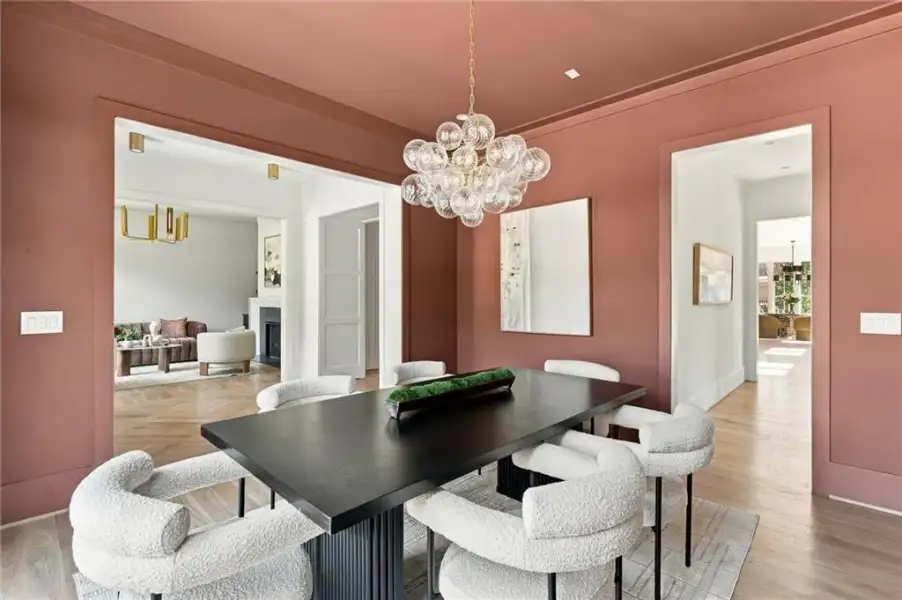 Furnished interior view inside a new home in , Atlanta (Image 59).