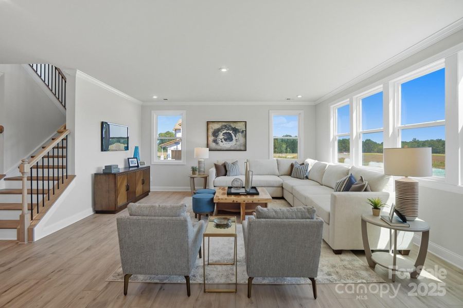 Furnished interior view inside a new home in Blair Place, Monroe (Image 24).