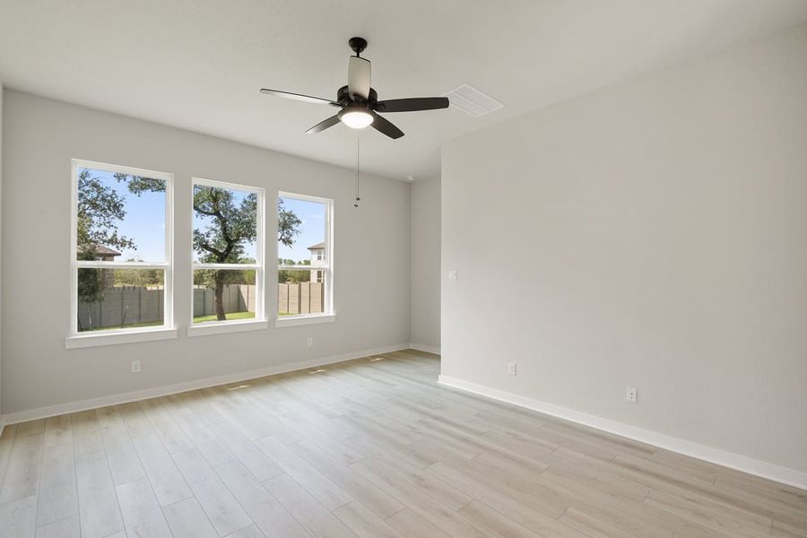 Spacious, unfurnished interior of a new home in Park Collection At Wolf Ranch, Georgetown (Image 43).