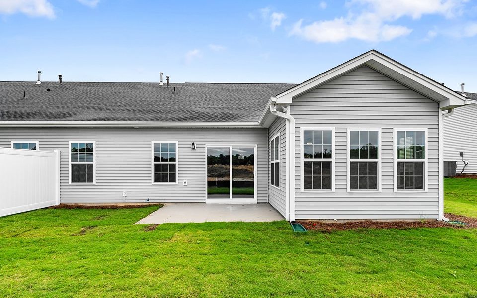 Exterior details and patio area of a home in Fieldstone, Lexington (Image 3).