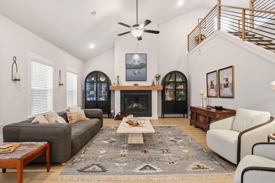 Furnished interior view inside a new home in , Summerville (Image 8). Furnished interior view inside a new home in , Summerville (Image 8).