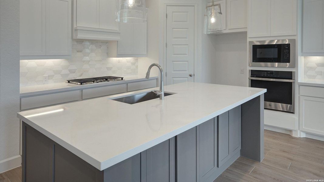 Furnished interior view inside a new home in Alsatian Oaks, Castroville (Image 15).