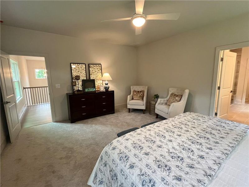 Furnished interior view inside a new home in Liberty Springs, Woodstock (Image 16). Furnished interior view inside a new home in Liberty Springs, Woodstock (Image 16).