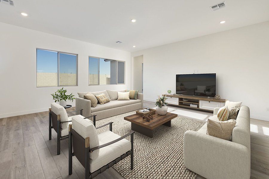 Furnished interior view inside a new home in Salero, Laveen (Image 6). Furnished interior view inside a new home in Salero, Laveen (Image 6).