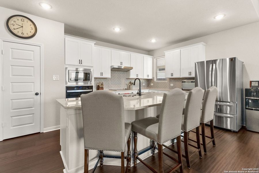 Furnished interior view inside a new home in Overlook at Creekside, New Braunfels (Image 3).