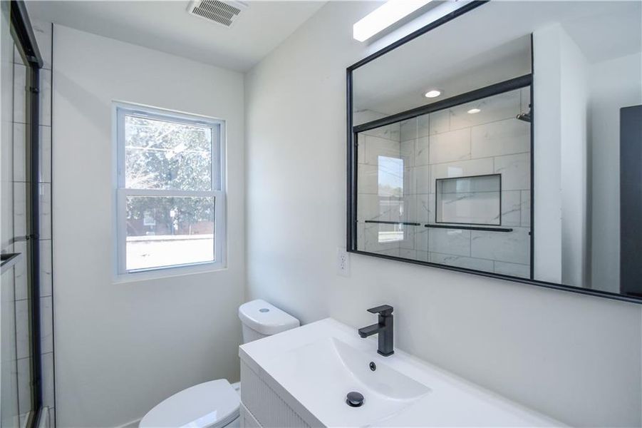 Furnished interior view inside a new home in , Atlanta (Image 8).