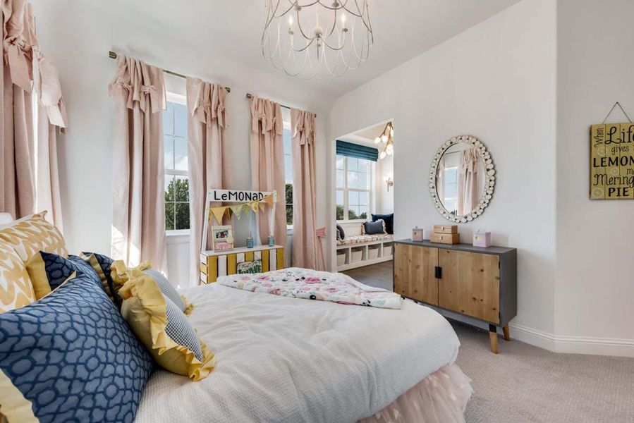 Representative furnished interior of a home built from the Grand Whitehall II by Grand Homes in Grand Oaks, Celina (Image 34).