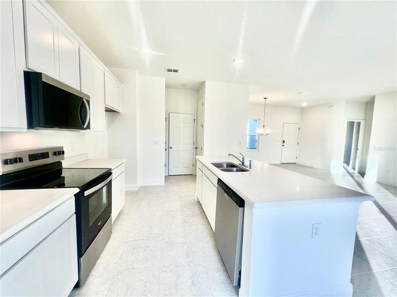 Furnished interior view inside a new home in Palm Coast: Cornerstone Collection, Palm Coast (Image 7).