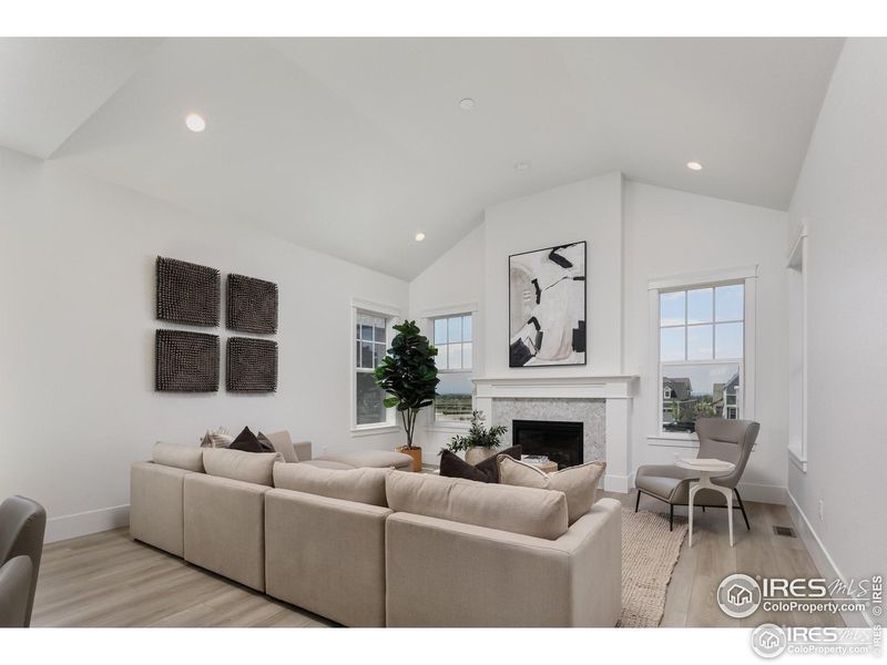 Furnished interior view inside a new home in Westerly, Erie (Image 12).