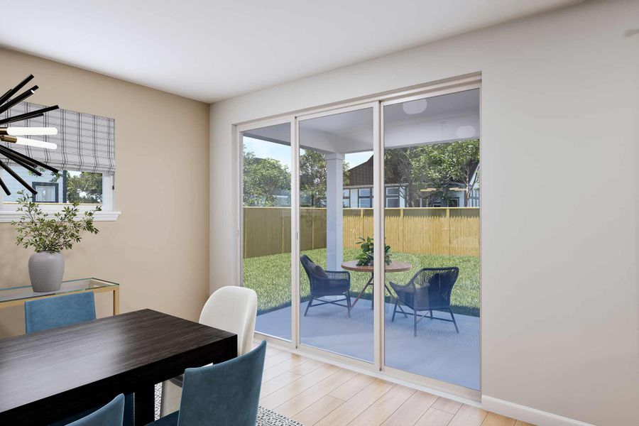 The Badell - Optional Sliding Glass Door The Badell - Optional Sliding Glass Door