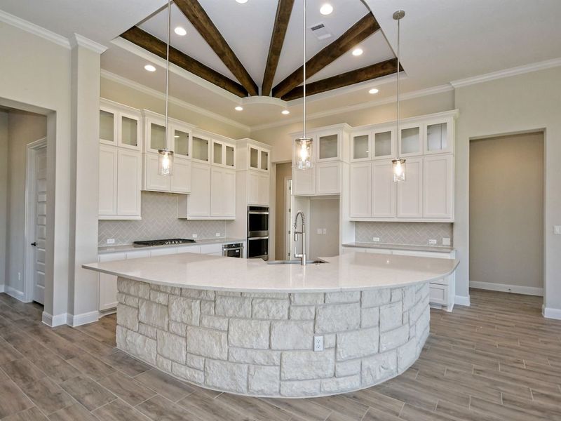 Representative furnished interior of a home built from the Siena III by Giddens Homes in Clearwater Ranch, Liberty Hill (Image 111).
