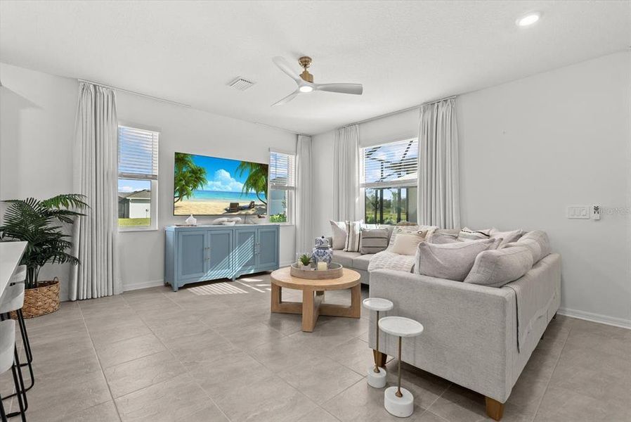 Furnished interior view inside a new home in , Sarasota (Image 15).
