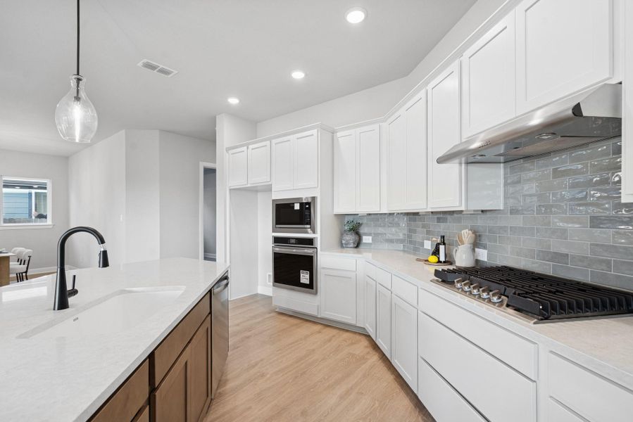 Furnished interior view inside a new home in Riceland 50’ Alley Load Homesites, Mont Belvieu (Image 3).