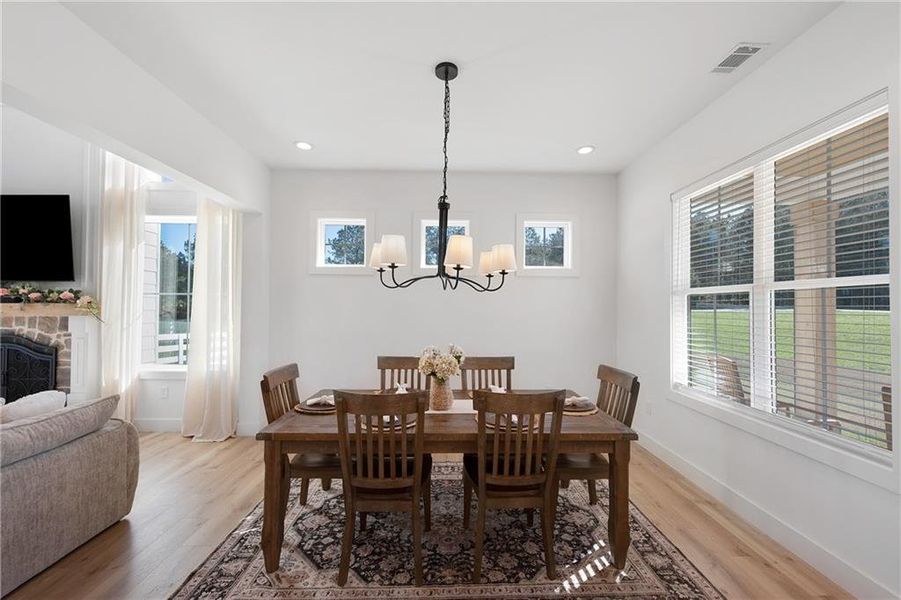 Furnished interior view inside a new home in , Taylorsville (Image 41). Furnished interior view inside a new home in , Taylorsville (Image 41).