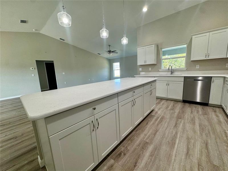 Furnished interior view inside a new home in , Dunnellon (Image 8).