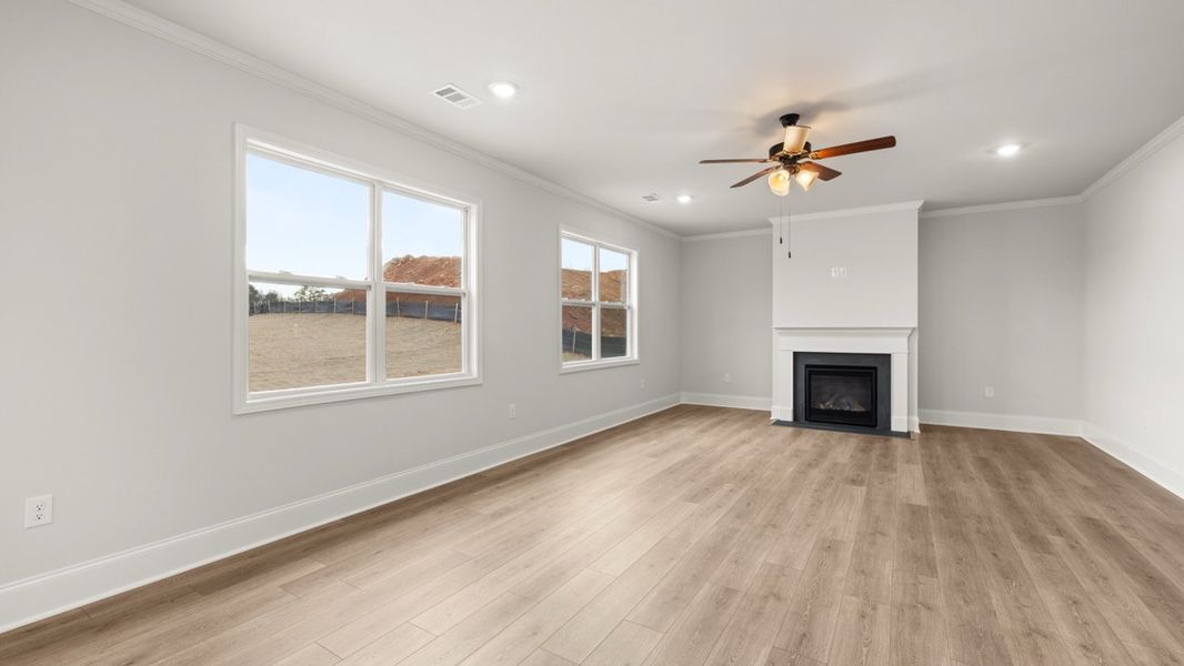 Spacious, unfurnished interior of a new home in Thalley Creek Estates, Cumming (Image 16). Spacious, unfurnished interior of a new home in Thalley Creek Estates, Cumming (Image 16).