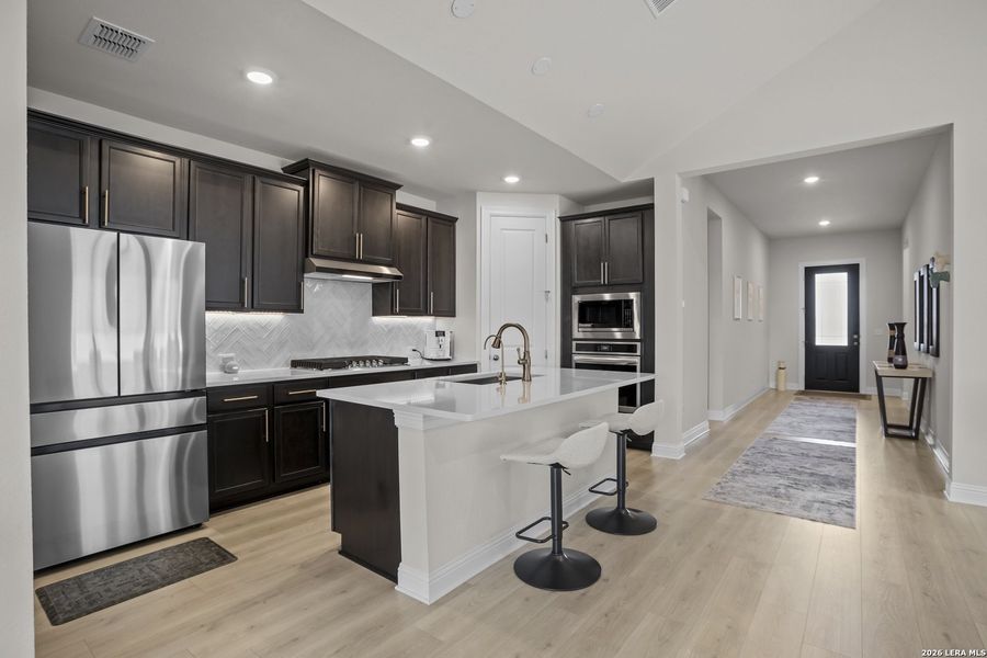 Furnished interior view inside a new home in , San Marcos (Image 32).