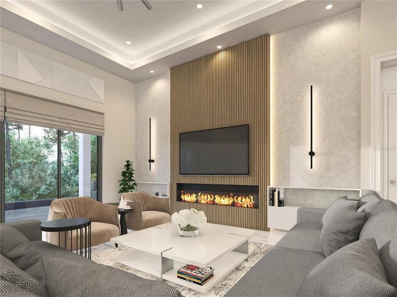 Furnished interior view inside a new home in , Port Charlotte (Image 6). Furnished interior view inside a new home in , Port Charlotte (Image 6).