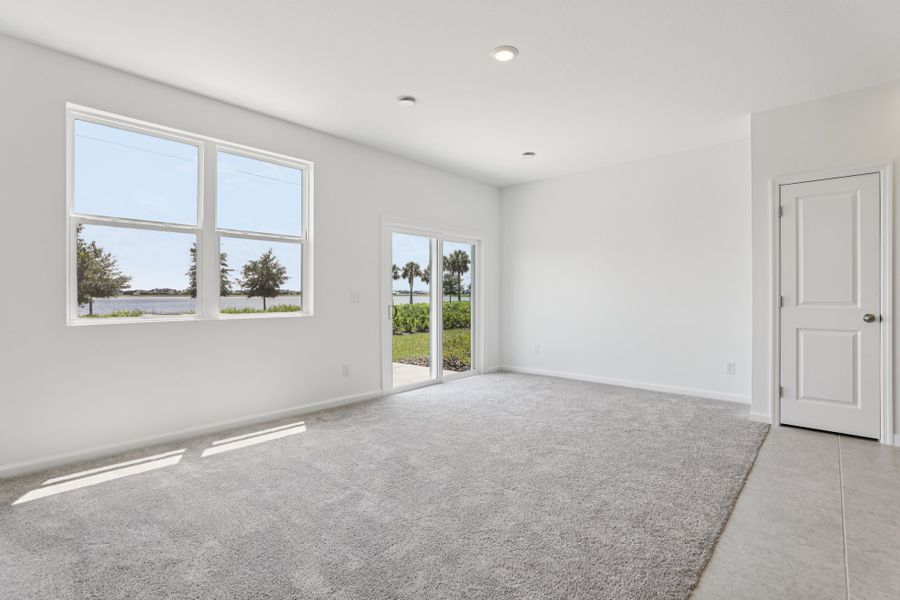 Representative unfurnished interior of a home built from the Pulsar by Starlight Homes in Aster Towns, Summerville (Image 17).