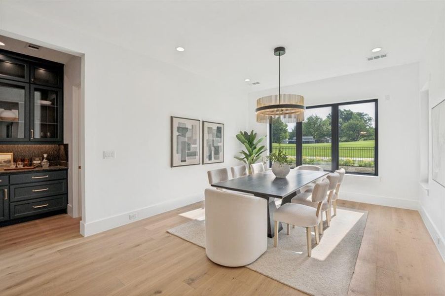 Furnished interior view inside a new home in , Farmers Branch (Image 11).