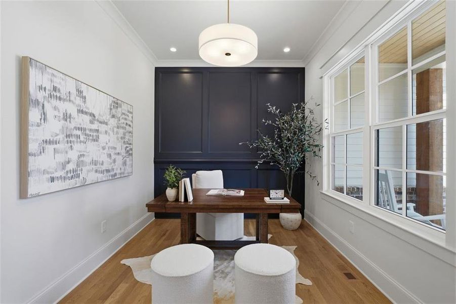 Furnished interior view inside a new home in , Marietta (Image 37).