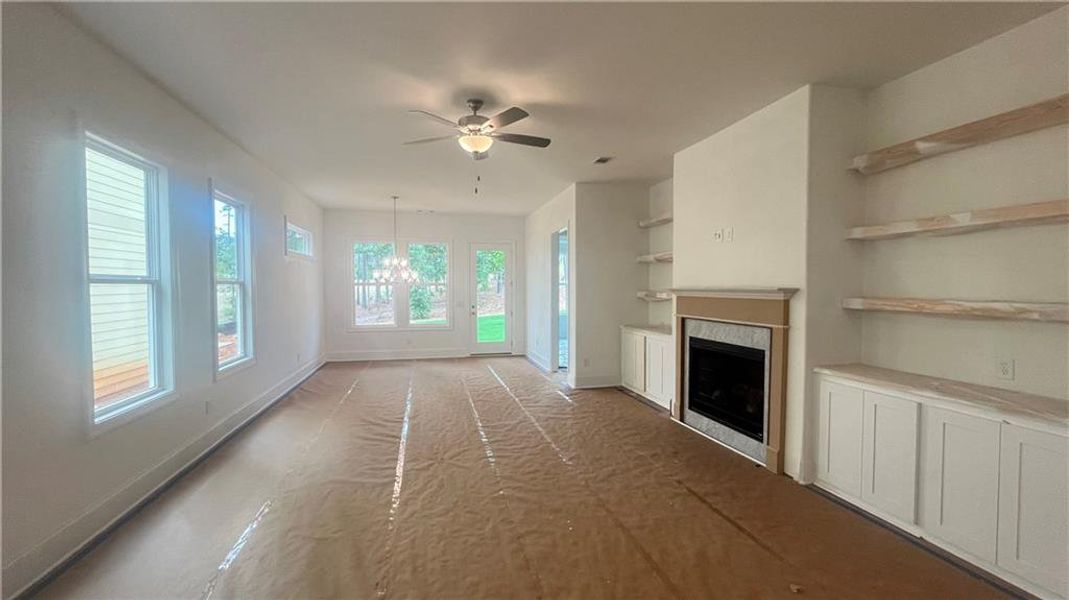 In-progress construction of a new home in Legacy Downs, Canton, GA (Image 30).