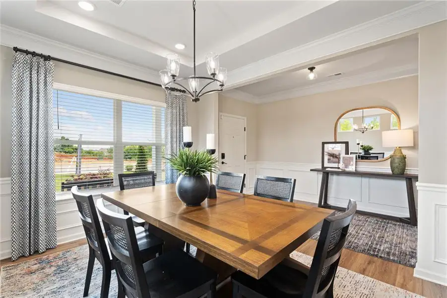 Furnished interior view inside a new home in Saddle Ridge, Calhoun (Image 19). Furnished interior view inside a new home in Saddle Ridge, Calhoun (Image 19).