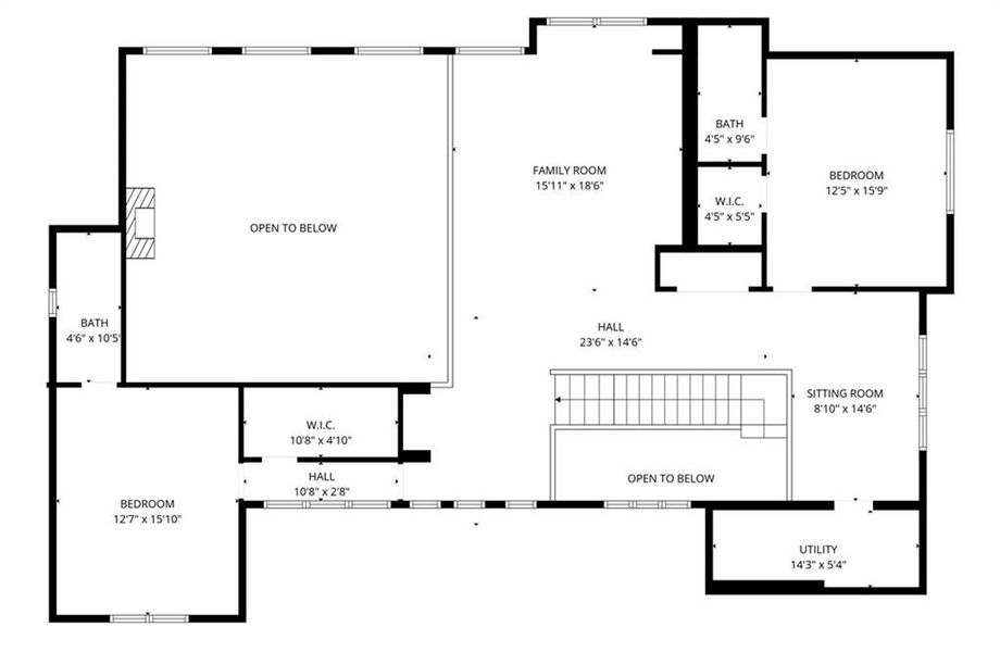 2D floor plan layout of this home in , Roswell, GA (Image 6). 2D floor plan layout of this home in , Roswell, GA (Image 6).