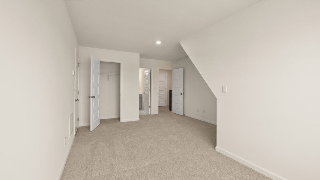 Representative unfurnished interior of a home built from the Marlene by D.R. Horton in The Gates at Pates Creek, Hampton (Image 39).