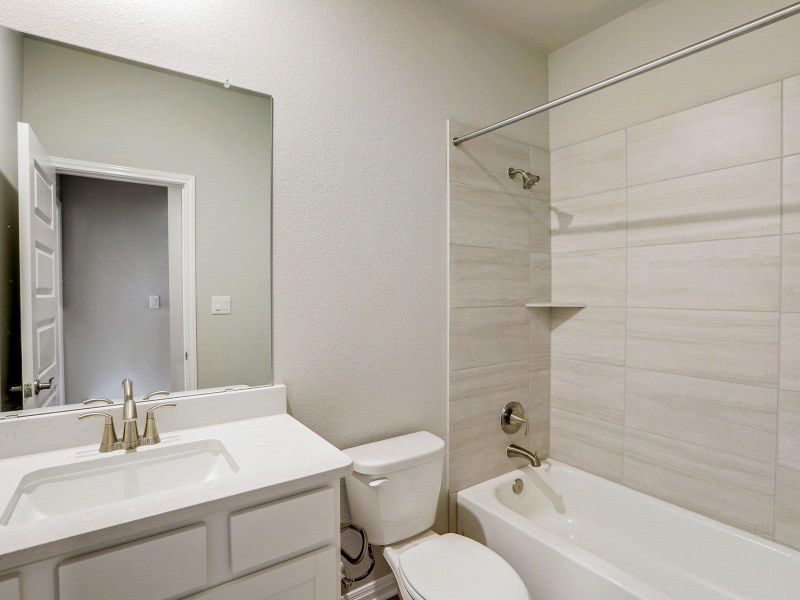 Photo is not of the actual home, but is an inspirational photo of builder’s model home and may depict options, furnishings, and/or decorator features that are not included