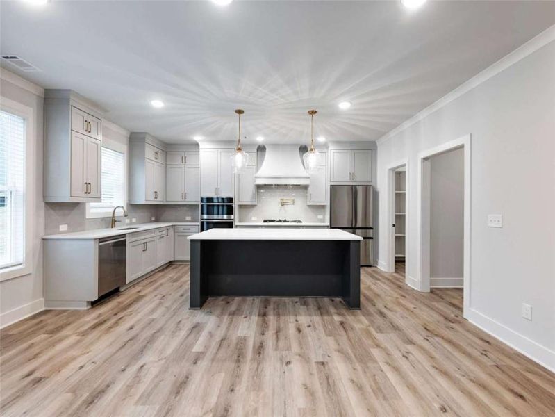 Furnished interior view inside a new home in , Buford (Image 12).