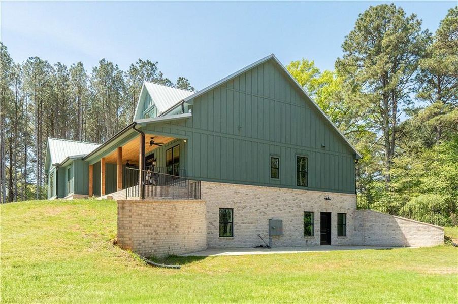Exterior details and patio area of a home in , Silver Creek (Image 22). Exterior details and patio area of a home in , Silver Creek (Image 22).