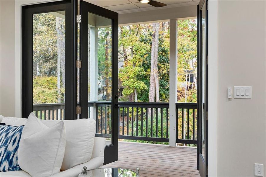 Furnished interior view inside a new home in , Atlanta (Image 25).