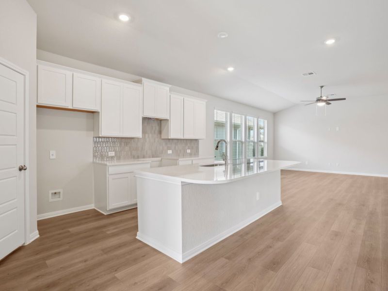 Furnished interior view inside a new home in Scenic Crest - Premier Series, Boerne (Image 5).
