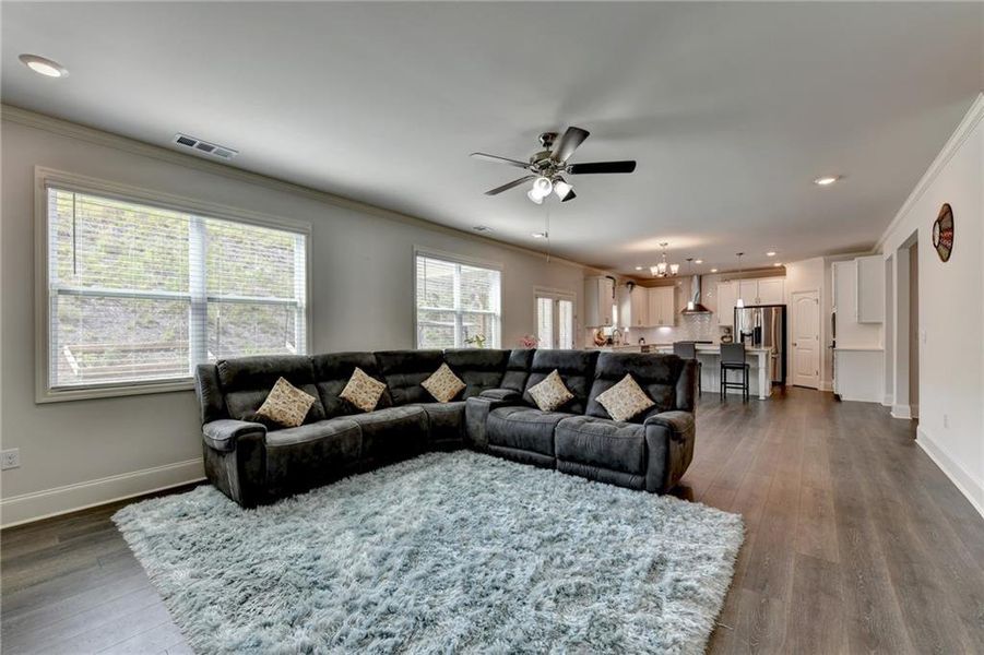Furnished interior view inside a new home in , Cumming (Image 58). Furnished interior view inside a new home in , Cumming (Image 58).