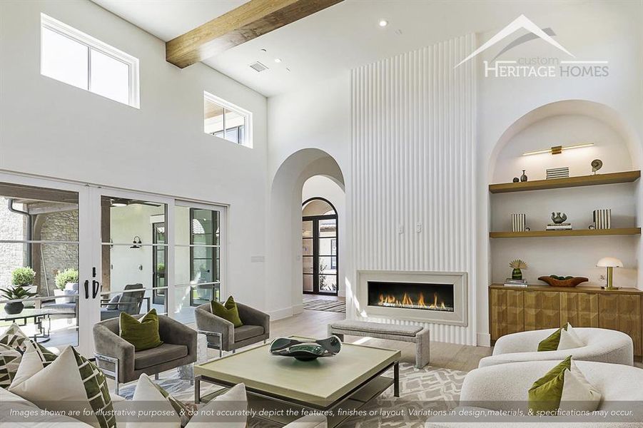 Furnished interior view inside a new home in , Westlake (Image 5). Furnished interior view inside a new home in , Westlake (Image 5).