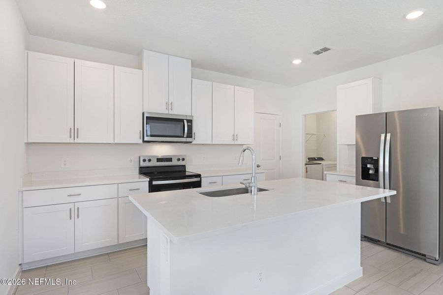 Furnished interior view inside a new home in Kings Preserve, Jacksonville (Image 4).