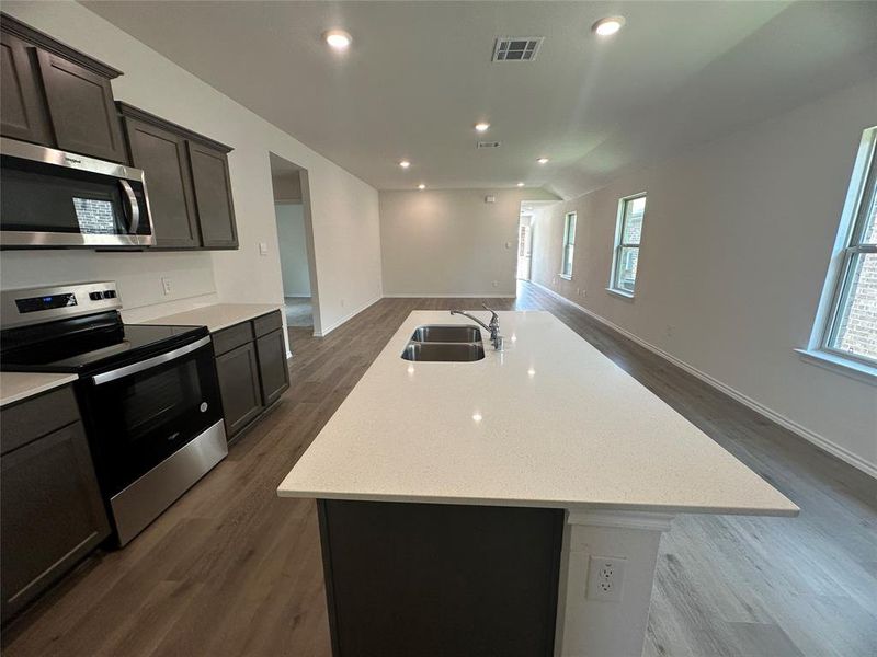 Furnished interior view inside a new home in Cartwright Ranch, Crandall (Image 7). Furnished interior view inside a new home in Cartwright Ranch, Crandall (Image 7).