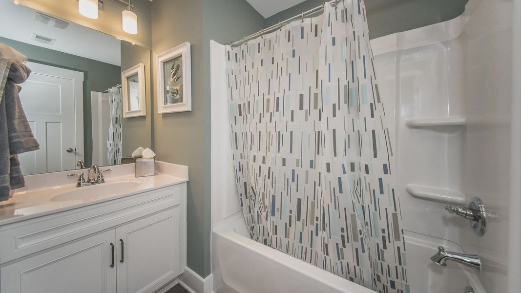 Secondary Bathroom of The Cameron Design by DRB Homes