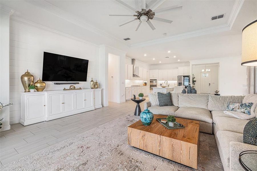 Furnished interior view inside a new home in , Wimauma (Image 17).