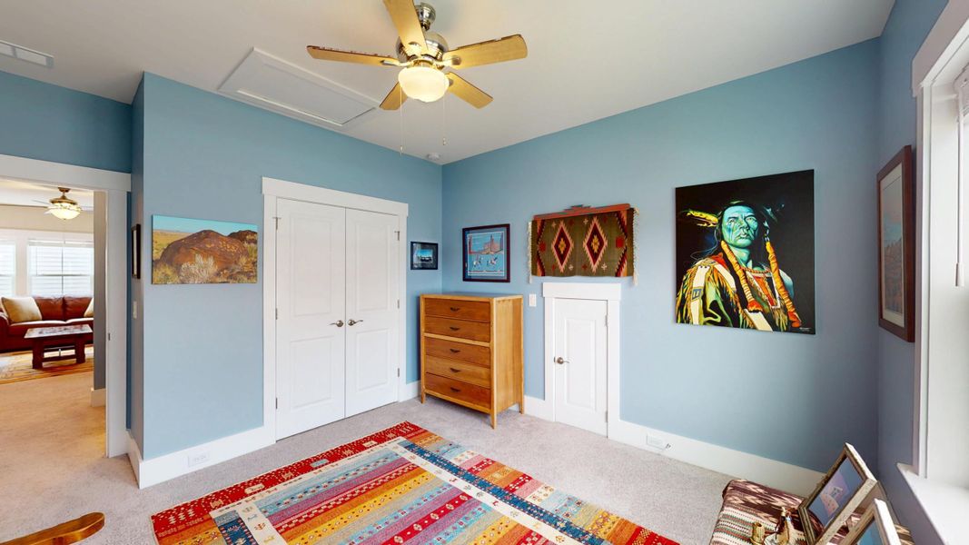 Furnished interior view inside a new home in Summerwind Crossing at Lakes of Cane Bay, Summerville (Image 65).