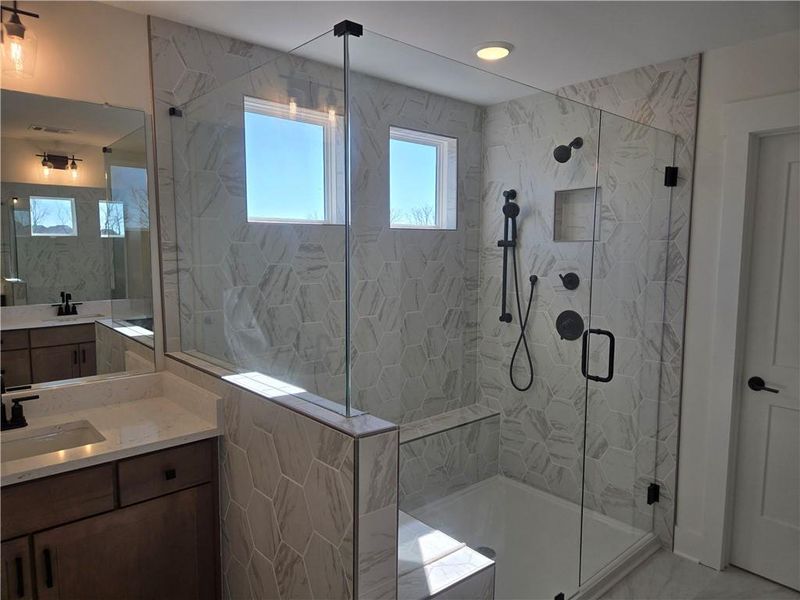 Furnished interior view inside a new home in Twin Lakes, Hoschton (Image 6). Furnished interior view inside a new home in Twin Lakes, Hoschton (Image 6).