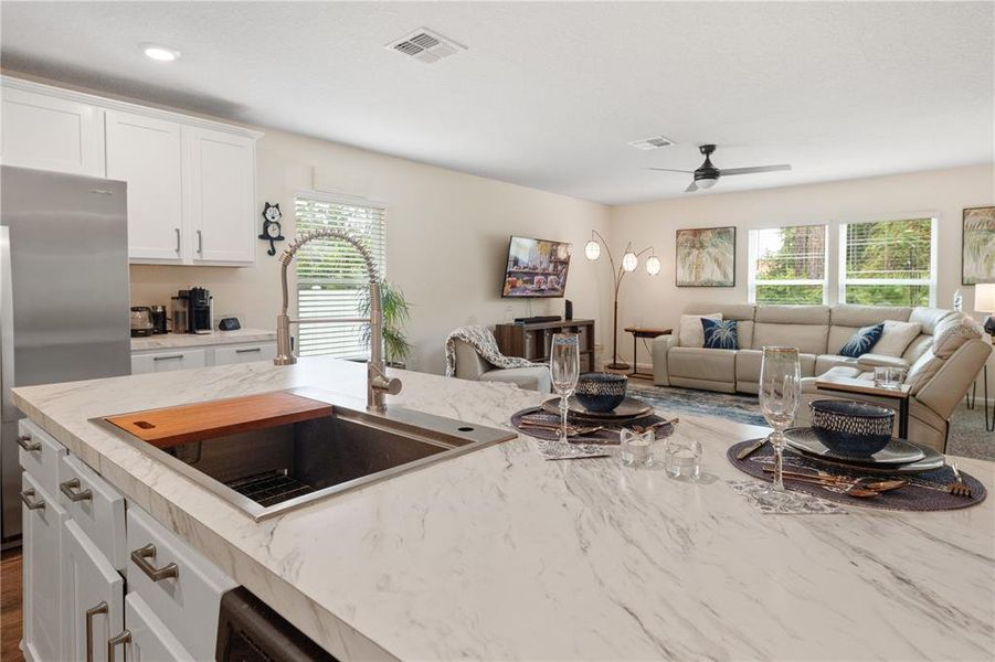 Furnished interior view inside a new home in Palm Coast Homesites, Palm Coast (Image 20).