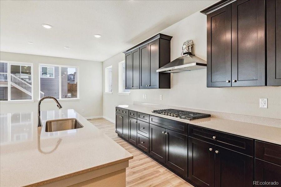 Furnished interior view inside a new home in Floret Collection at Alder Creek, Parker (Image 8).