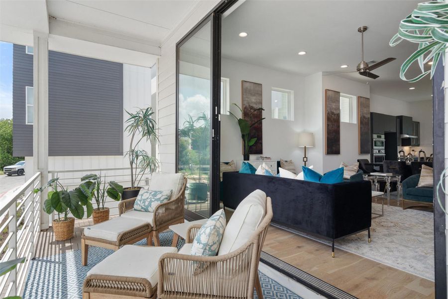 Furnished interior view inside a new home in , Austin (Image 10).