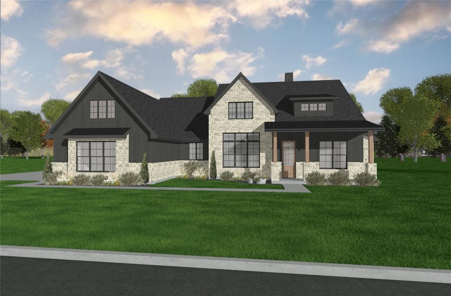 Front exterior of a new home in , Bryan, TX, highlighting curb appeal (Image 6). Front exterior of a new home in , Bryan, TX, highlighting curb appeal (Image 6).